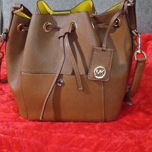 Michael Kors medium Bucket Bag.